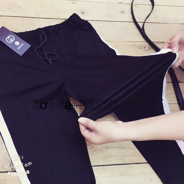 Quần baggi cạp chun chất umi hàn loại 1