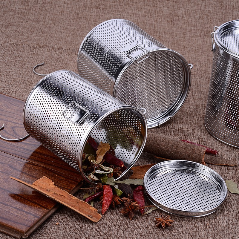 Bộ lọc gia vị inox 304 cao cấp, dùng trong nồi lẩu, lọc trà, lọc xương - HVL TEA