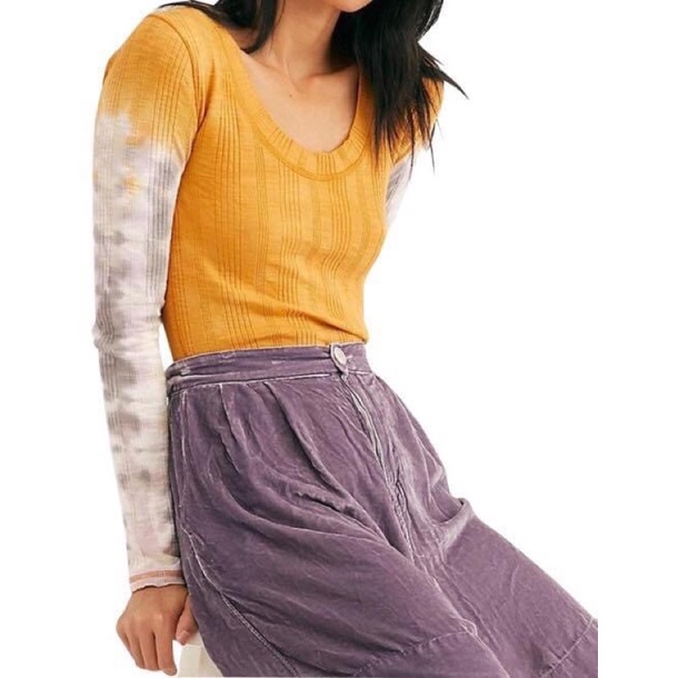 Áo thun dài tay mặc thu đông FreePeople hàng xuất khẩu