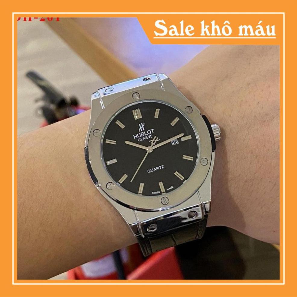 (Bảo hành 12 tháng) Đồng hồ nam Hublot - máy pin - Hàng có bảo hành 12 tháng DH201 fullbox - Hulo | BigBuy360 - bigbuy360.vn