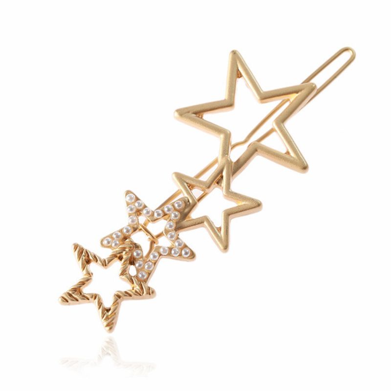 Flgo Ghim Cài Áo Hình Ngôi Sao Năm Cánh Đính Ngọc Trai Nhân Tạo Nhỏ Tối Giản Cho Nữ