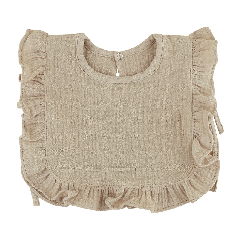Yếm Ăn Cotton Màu Sắc Xinh Xắn Cho Bé