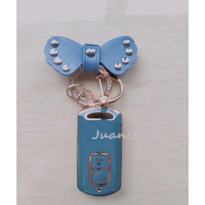 Vỏ Bọc Chìa Khóa 2 Nút Chuyên Dụng Cho Xe Máy Honda X-ADV Forza 125 300 PCX 150 150i Bao Da Thủ Công Bảo Vệ Chìa Khóa Cho Honda Air Blade 125, AB 150, Vario 150, Airblade 2020, Leady 2022