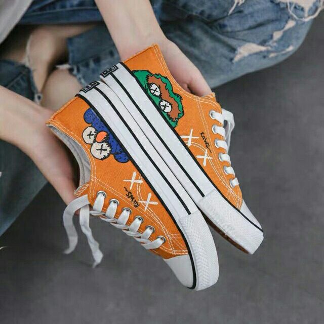 GIÀY VẢI IN HÌNH CUTE