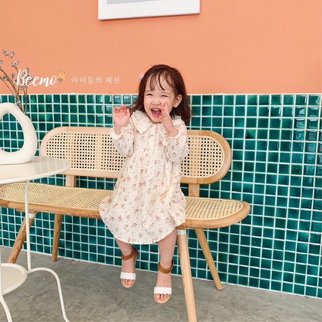 Váy xuất Hàn hoa nhí bé gái