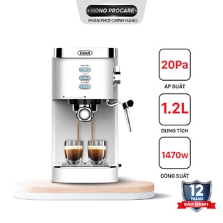 Máy pha cà phê GEVI pha các loại Cafe, Espresso có thể tháo rời công suất 1500W dễ dàng tháo rời