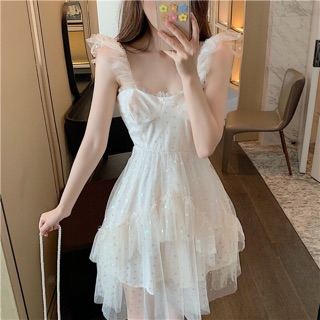 📸(Ảnh thật Mei chụp) Đầm voan bling bling 📸