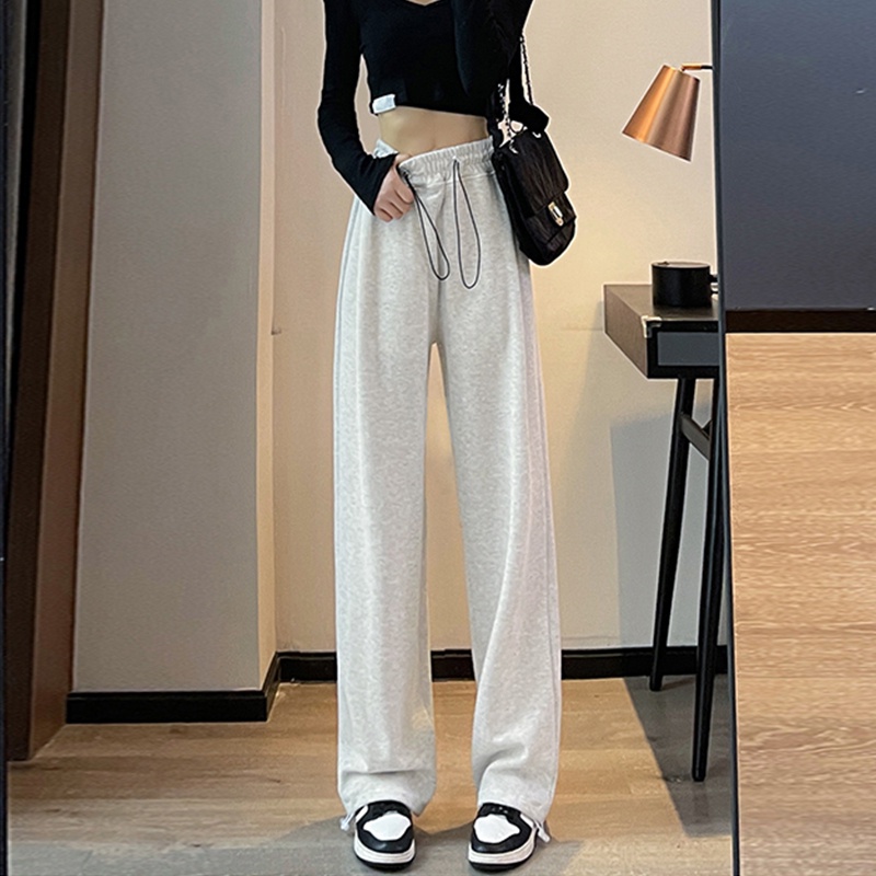 Quần dài thể thao ZHELIHANGFEI ống rộng phong cách thời trang Mỹ năng động trẻ trung