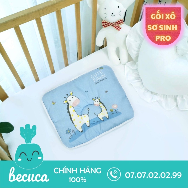 Gối xô sơ sinh cao cấp Goodmama cho bé