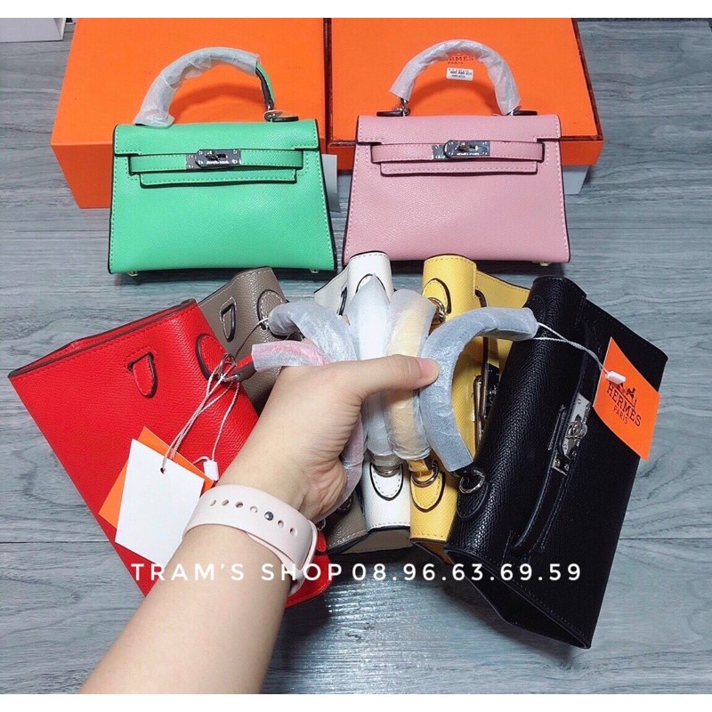 M12255 TÚI hM kelly dáng lùn size 19 tag bạc hàng sup siêu đẹp