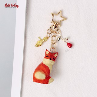 Móc khóa Cáo gỗ Hoàng tử Bé - MK22;23 (Được chọn màu)