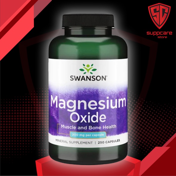 [CẬN DATE GIÁ RẺ] Magnesium - Khoáng Chất Cần Thiết Cho Cơ Xương | Swanson Magnesium Oxide [100 viên