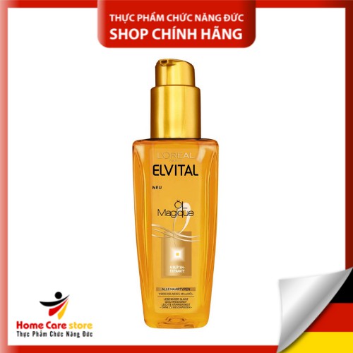 Tinh Dầu Dưỡng Tóc - Tinh Dầu Dưỡng Tóc Loreal Elvital OL Magique Haarol 100 ml, Phục Hồi Hư Tổn, Tốc Khô Xơ, Bảo Vệ Tóc
