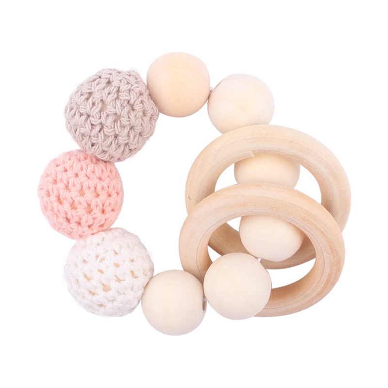 Vòng Đeo Tay Núm Vú Giả Bằng Silicone Dành Cho Bé Gái Mọc Răng