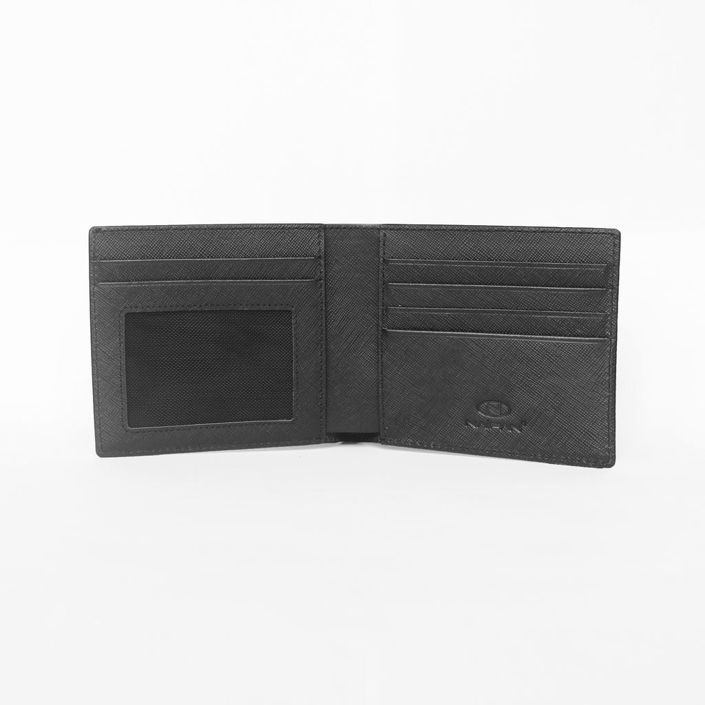 Ví da bò thật vân saffiano chống xước thương hiệu Naipan VN020