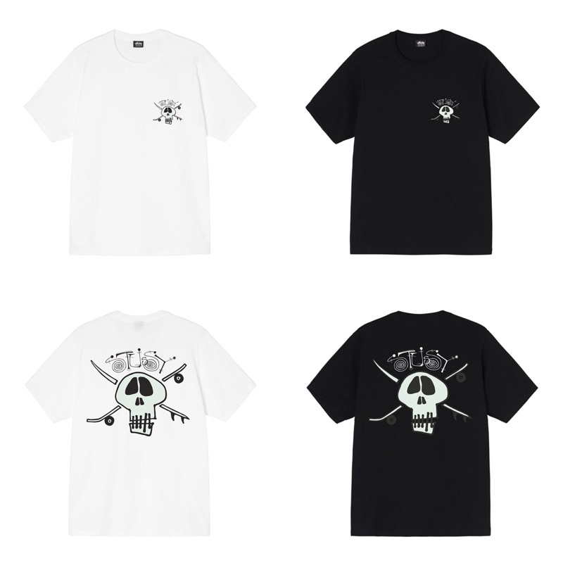 Áo Thun Stussy Surf Skate Skull 100% CÓ SẴN