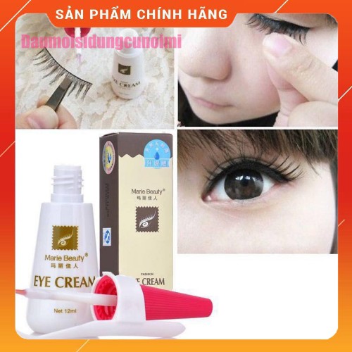 Keo kích mí, keo dán mi 2in1 loại 12ml của Marie Beauty, không kích ứng da, không cay, nhanh khô, dễ sử dụng.