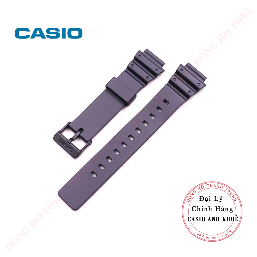 Dây đồng hồ casio MRW-200H cao su chính hãng cỡ 18mm