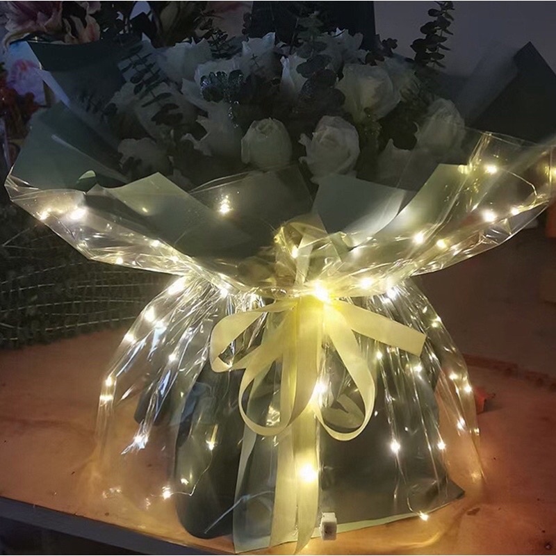 Giấy đèn led bó hoa