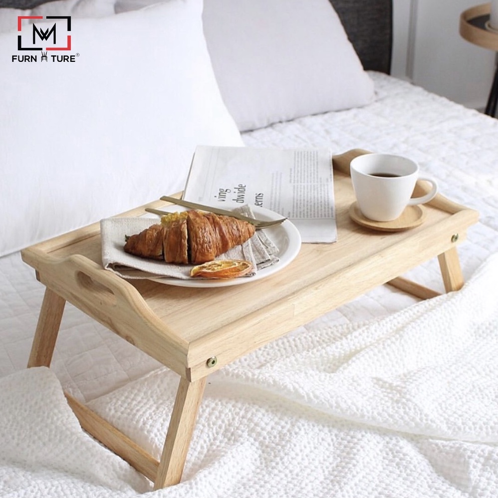 Bàn ăn gỗ mini chân gấp gọn phong cách hàn quốc thương hiệu MW FURNITURE - Nội thất căn hộ