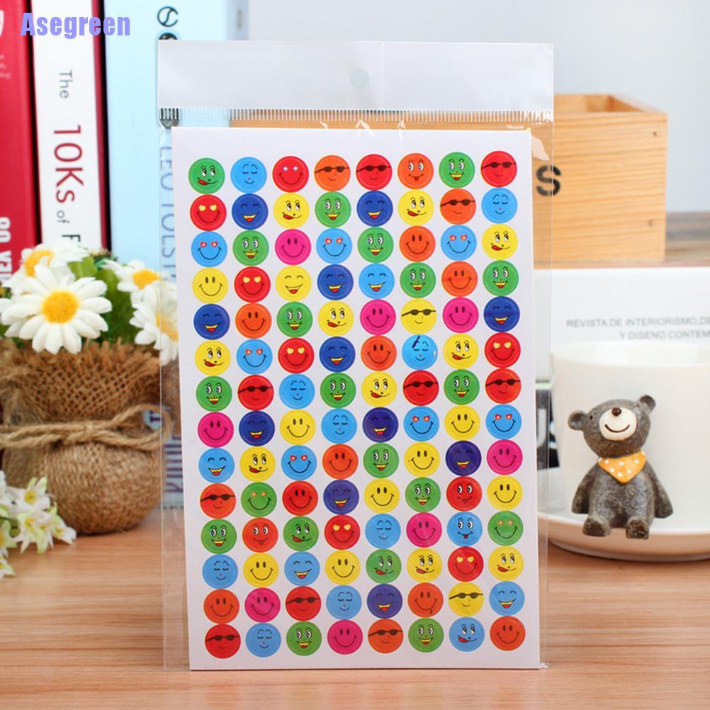 Set 10 miếng dán khen thưởng hình mặt cười cho giáo viên