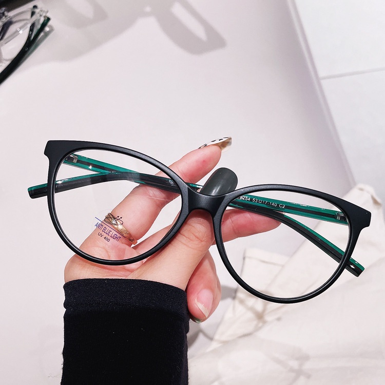 Mắt kính cận Viendo TR90 mắt mèo đổi màu ánh sáng xanh thời trang dành cho cả nam và nữ(có thể cắt cận thị ống kính)