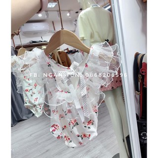 Xả Bikini ren bèo bé gái