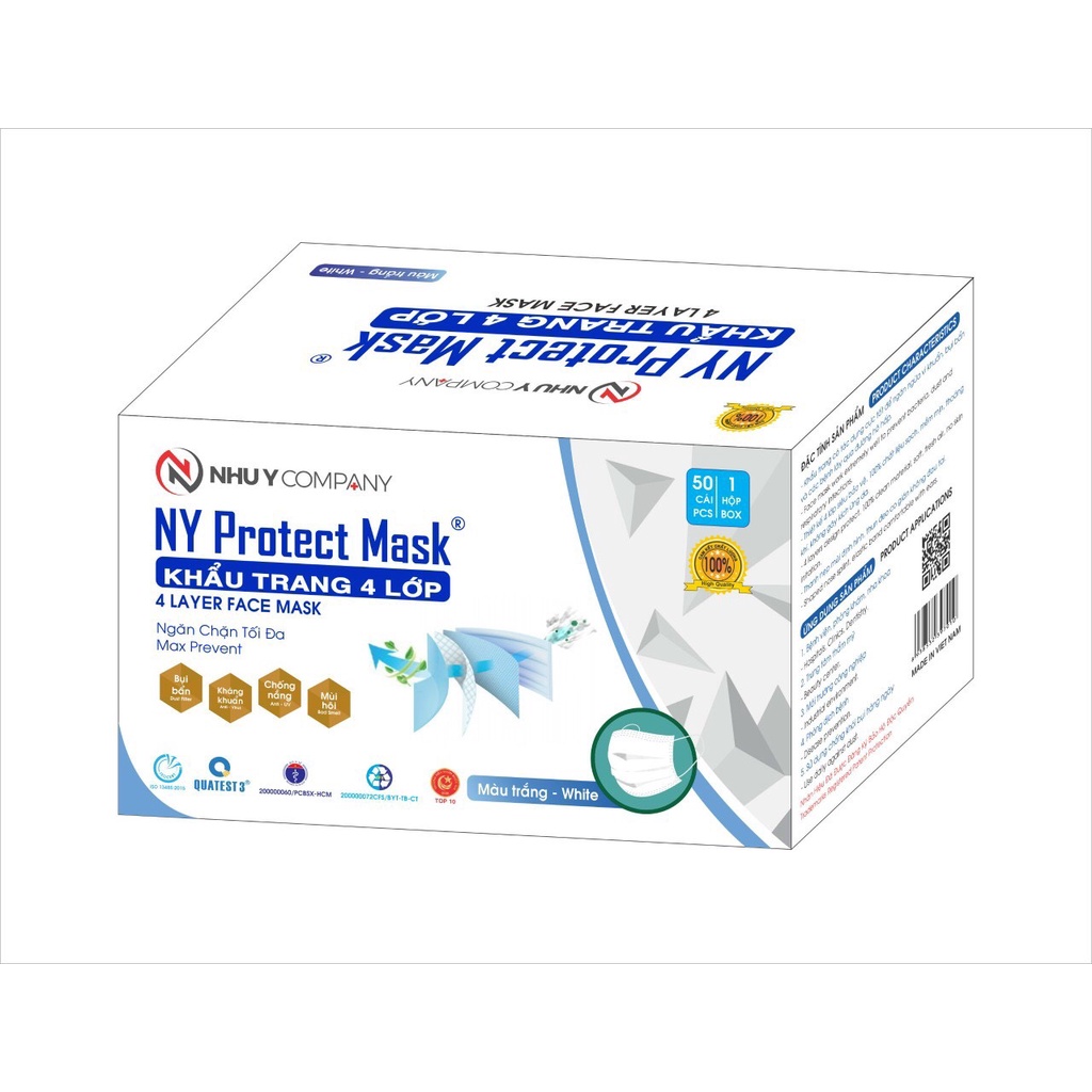 Khẩu trang y tế cao cấp kháng khuẩn 4 lớp | BigBuy360 - bigbuy360.vn