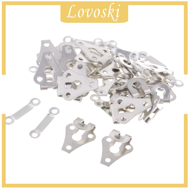 [Lovoski] Set 20 Móc May Vá Bằng Kim Loại Đồng Và Mắt Váy Quần Áo Lót