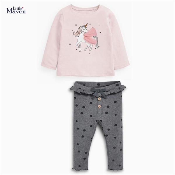 BST bộ cotton Pony Little Maven/Malwee cho bé gái 2-8 tuổi - Little Maven Official Store