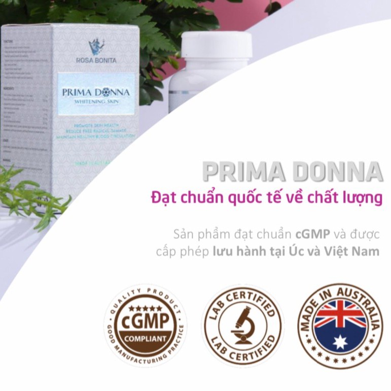 VIÊN UỐNG  CHỐNG NẮNG TRẮNG DA - PRIMA DONNA