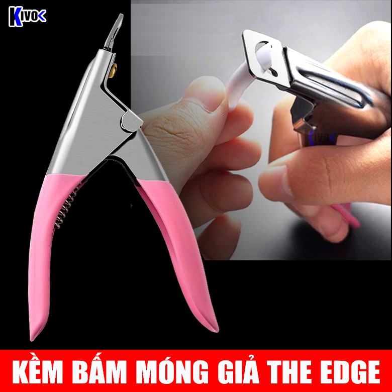 Kềm Bấm Móng Tay Giả Nail The Edge Cutter - Kìm Cắt Móng Bột Gel / Kìm Bấm Móng Giả Tay Chân- Kivo