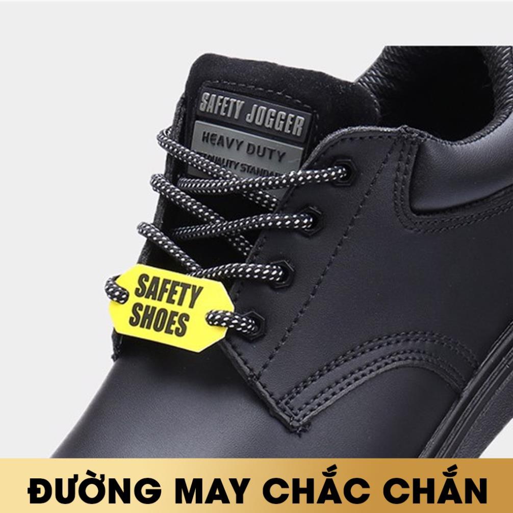 Giày bảo hộ lao động nam Jogger X1110 S3 SRC da bò thật cao cấp, chống nước, cấu tạo phi kim _Z(*