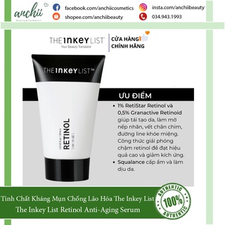 [TOP 1 UY TÍN] Tinh Chất Kháng Mụn Chống Lão Hóa The Inkey List Retinol Anti-Aging Serum