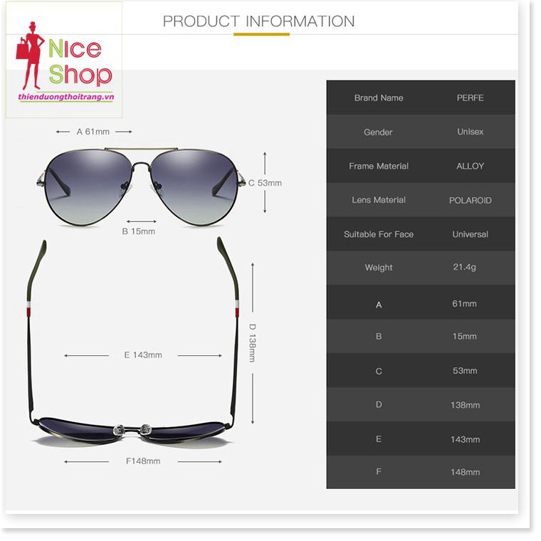 Mắt kính uniex phân cực chống trầy xước chống chói | BigBuy360 - bigbuy360.vn