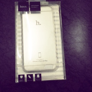 Ốp silicon trong suốt dành cho iphone 6plus/6s plus Hoco premium giá siêu rẻ