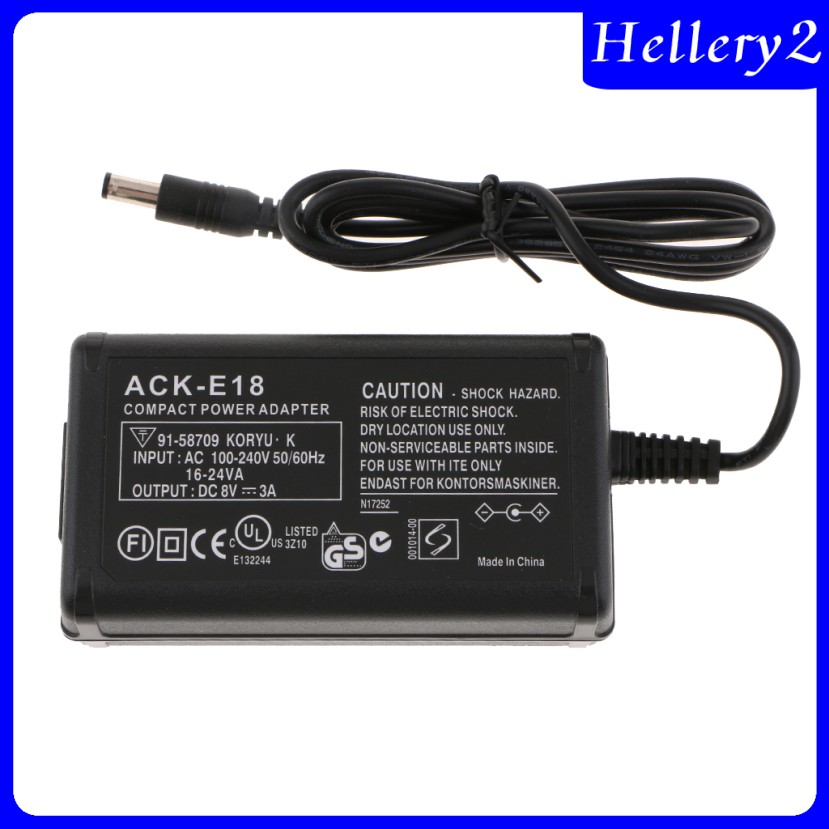 Bộ Sạc Pin Ack-E18 Ac Cho Canon T6I T7S T7I 77d 8000d