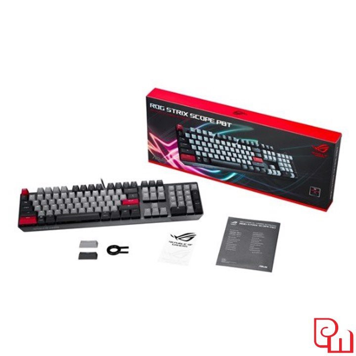 Bàn phím Asus ROG Strix Scope PBT Red switch - Blue switch