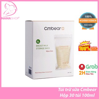 Túi trữ sữa mẹ Cmbear hộp 30 túi 220ml - Hàng nội địa Trung Quốc