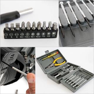 Bộ Dụng Cụ Sửa Chữa Đa Năng 24 chi tiết ( 01 kìm, 01 bút thử điện, 01 tua vít, 14 đầu tua vít,
