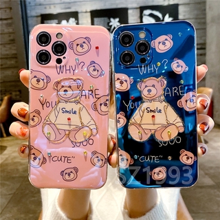 Ốp Lưng Hình Gấu Đính Đá Thời Trang Cho Iphone 12 Mini 12 Pro Max 11 Pro Max X Xs Xr Xsmax 8 7 Plus Se 2020