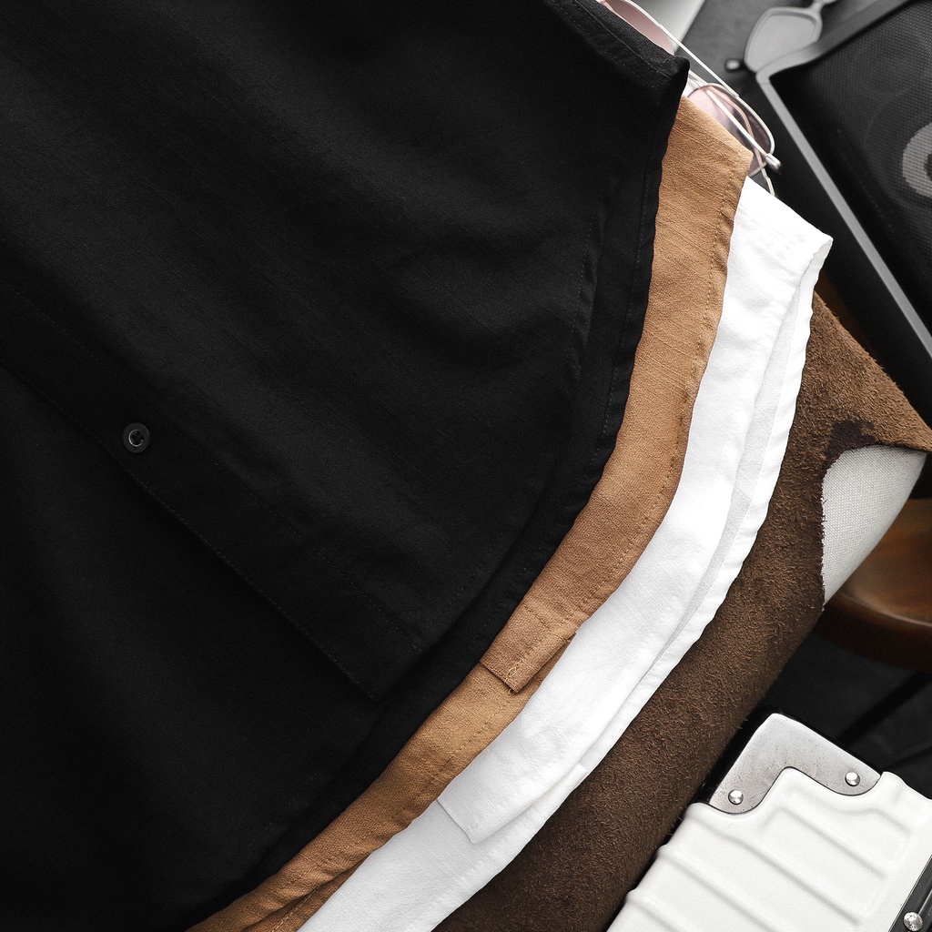 Áo sơ mi đũi nam