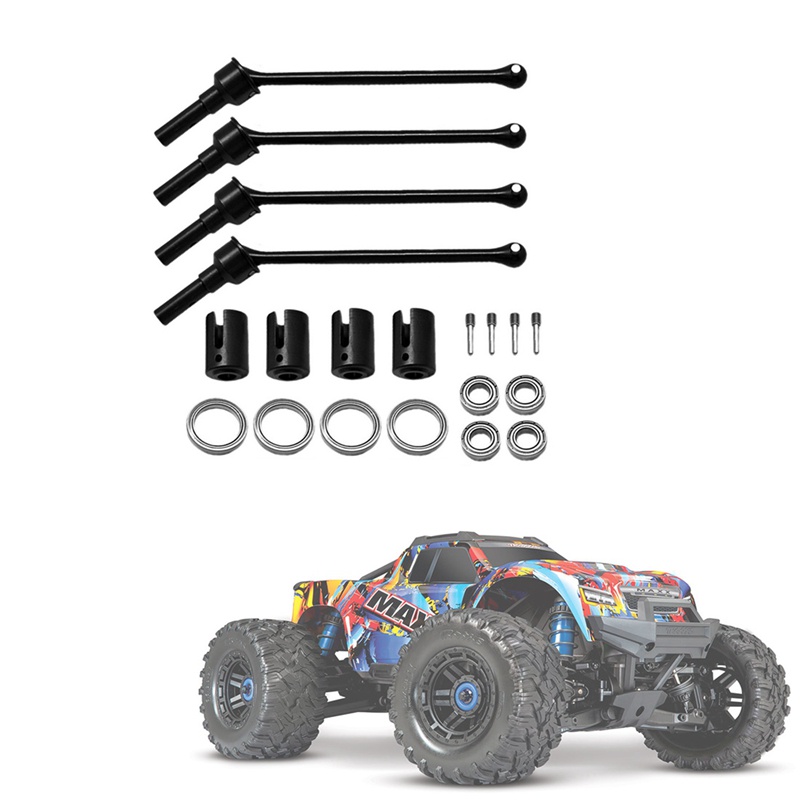 Set 4 Trục Truyền Động CVD Trước Và Sau Bằng Thép Cho Xe Điều Khiển Traxxas MAXX WideMaxx Tỉ Lệ 1 / 10