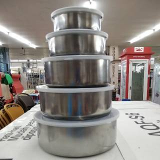 Bộ 5 Rổ Inox Đựng Đồ Dùng Gọn Gàng Tiện Dụng