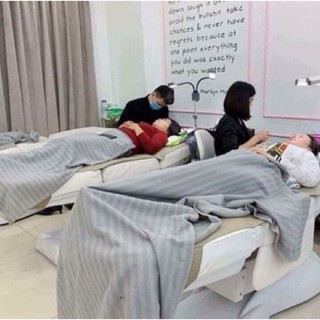 Chăn nỉ IKEA cao cấp loại 1 tem mác đầy đủ /Chăn văn phòng, du lịch siêu nhẹ siêu ấm 1m2x 1m6