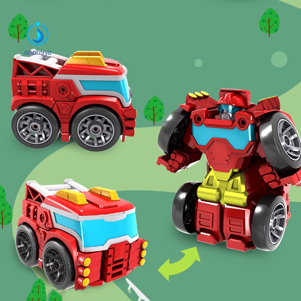 Đồ chơi xe biến hình rô bốt mini dành cho trẻ em