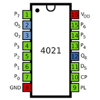 IC CD4021 DIP16