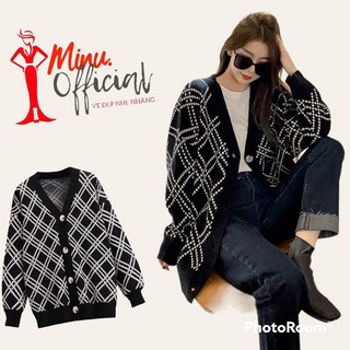 Áo cardigan kẻ sọc mẫu mới phong cách Ulzzang Hàn Quốc - Minu