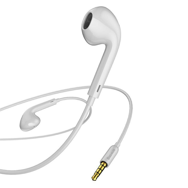 Tai nghe có dây Baseus Encok H16 Wired Earphone 3.5mm 1.2m , tích hợp micro đàm thoại chất lượng cao