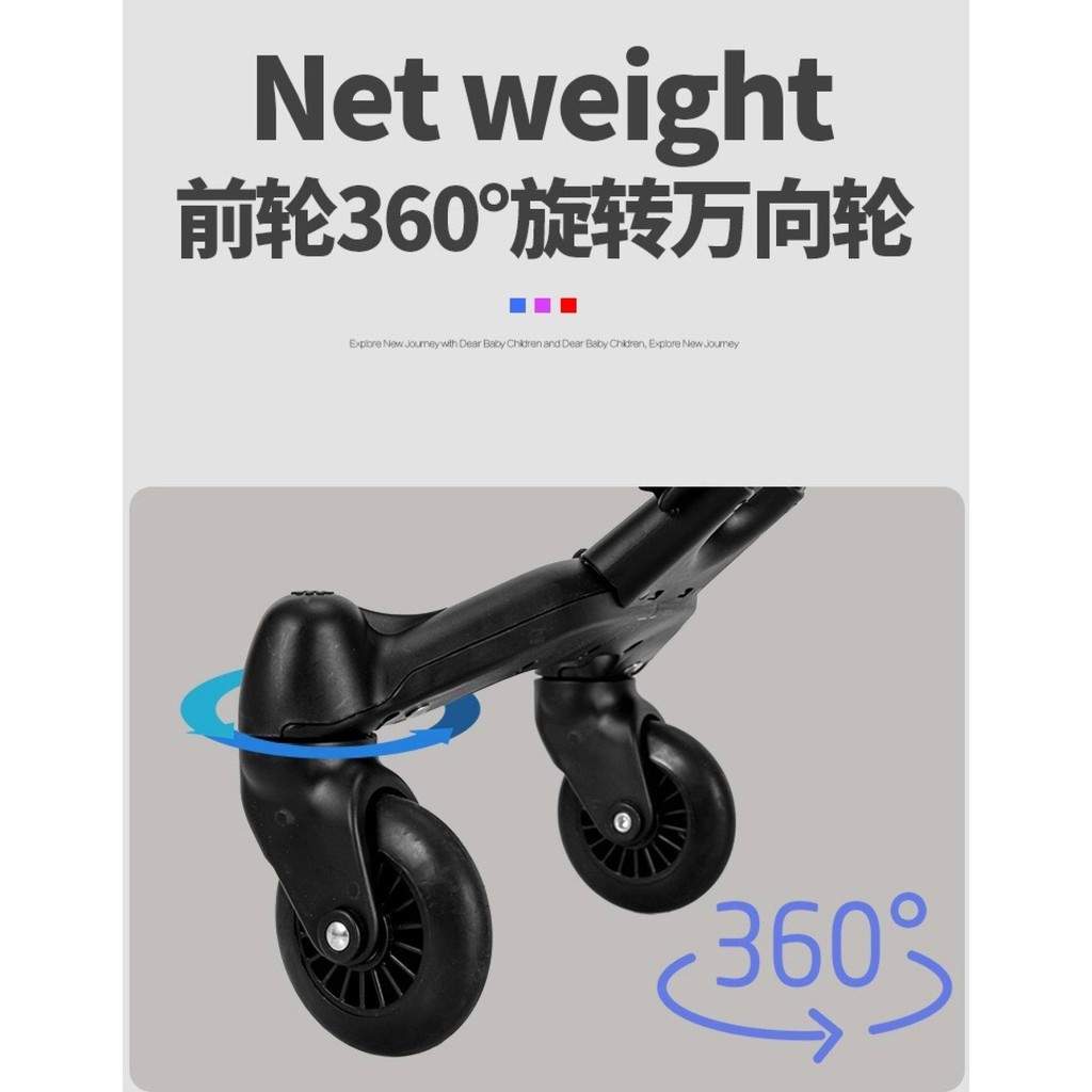 Xe đẩy 2 chiều, xe đẩy du lịch khung hợp kim chắc chắn cho bé, bảo hành 1 năm